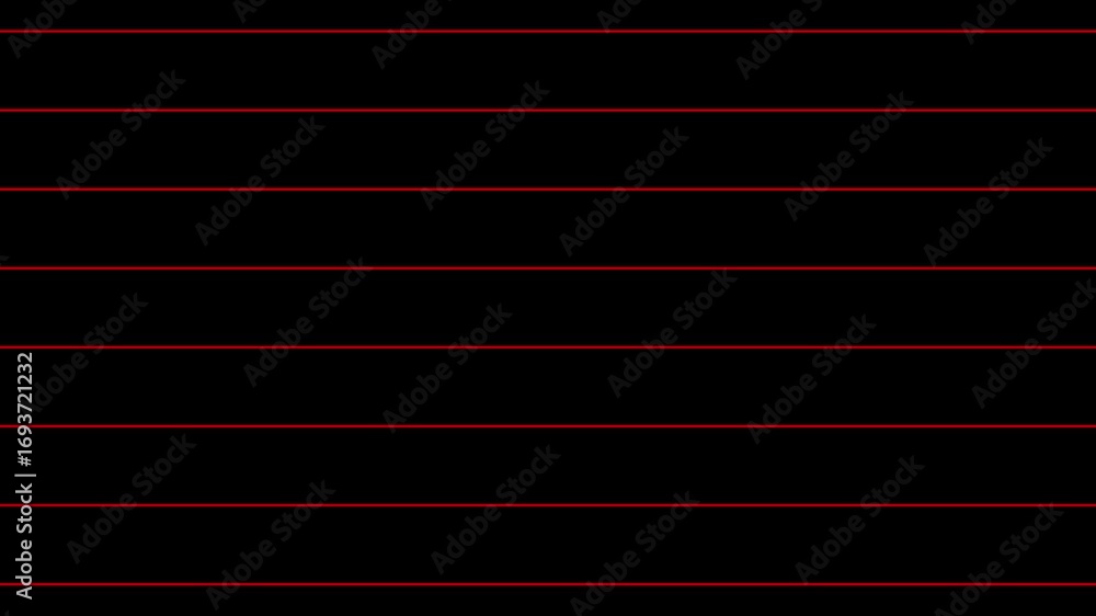 Aufkleber the displaying show red lines on a dark black background pattern.