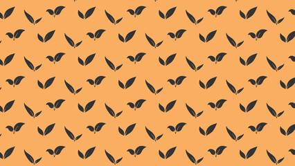 Leaf vector pattern multicoloured