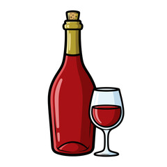 Simple Wine Bottle