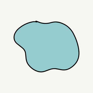 Line coloring ook for kids, shape variant different element frame