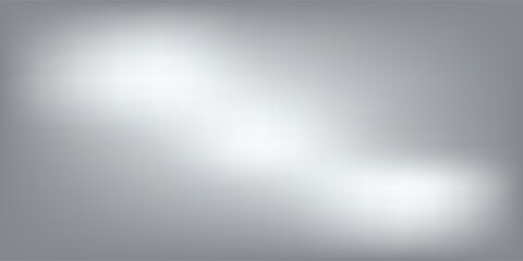 modern Silver foil background with metal mirror texture. Chrome gradient surface with light gloss. Vector aluminum grey