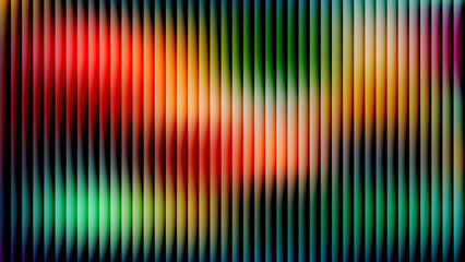 Modern Blurred Striped Abstract Background with Vibrant Multicolor Gradient and Noise Texture Dynamic Effects Wallpaper