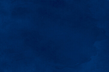 Hand painted blue watercolor background.