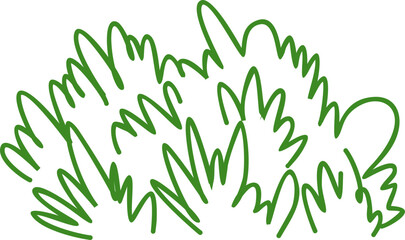 Hand Drawn Bushes