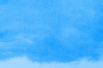Abstract blue background in watercolor style