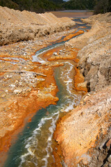Geamana polluted lake, Romania