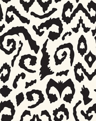 abstract ethnic brush seamless pattern with ikat style texture textile 