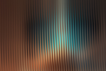 Metallic abstract background with vertical lines and warm light