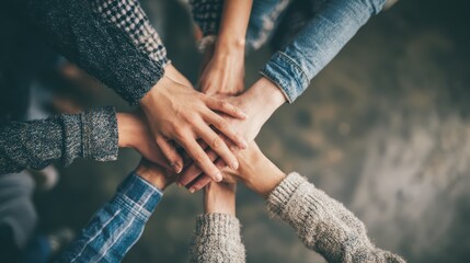 Dynamic, United Team Celebrating Victory Unity Group Concept for Empowering Projects, Boosting Inspiration and Teamwork Spirit.