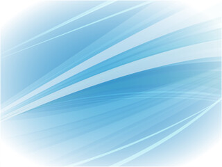 Abstract Blue Wave Light Background Illustration