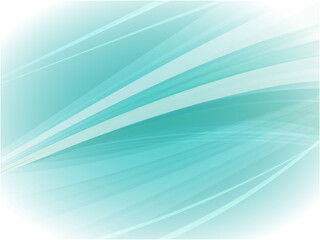 Abstract Turquoise Wave Light Background Illustration
