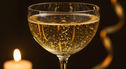 Champagne cocktail drink