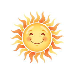 sun cartoon character