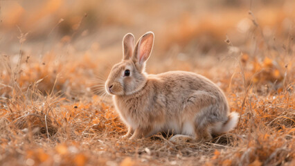 Fototapeta premium rabbit in the grass