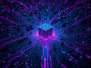 fiber optics background with lots light spots