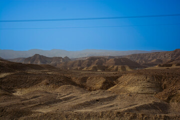 sandy and rocky desert landscape
