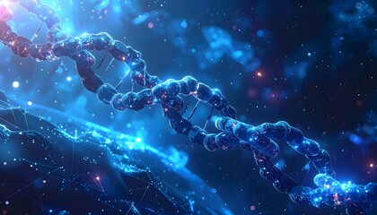 Genetic Code in Luminous Digital Space