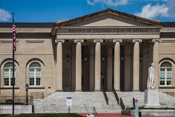 Fototapeta premium Neoclassical facade of DC Court of Appeals in Washington