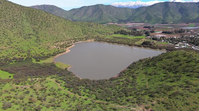 chada dam, in the commune of chada, paine, metropolitan region, chile