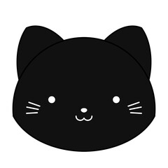 黒猫のイラスト