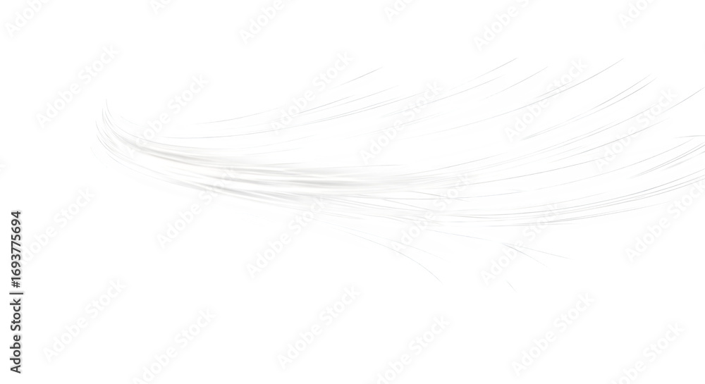 Poster abstract flowing white lines on white background | minimalist design element for graphic design and 