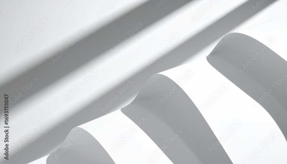 Aufkleber abstract 3d background with a blank, open cardboard box in a geometric pattern