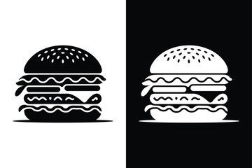Veggie burgers icon flat icon vector on White Background Vector Art Illustration on white background.	