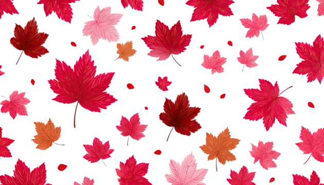 Falling Leaves Abstract