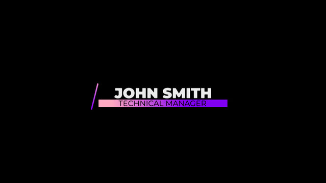Modern Lower Third 07