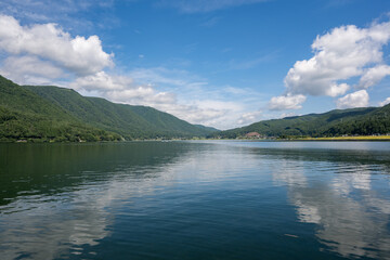湖畔のキャンプ場　木崎湖