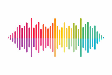 A stunning abstract digital background featuring vibrant gradient light waves in purple, blue, orange, and pink tones. Vertical glowing lines create a modern futuristic effect, perfect for use in tech