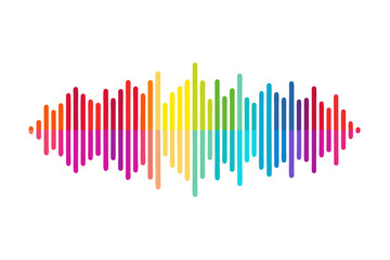 A stunning abstract digital background featuring vibrant gradient light waves in purple, blue, orange, and pink tones. Vertical glowing lines create a modern futuristic effect, perfect for use in tech