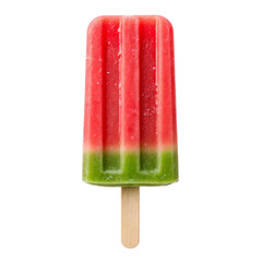 Refreshing Watermelon Ice Pop on a Stick with Wooden Handle