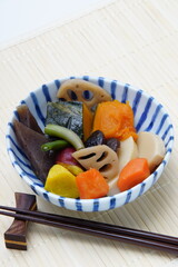 野菜煮物　家庭料理