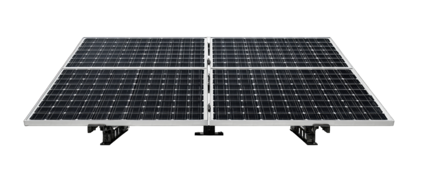 Large solar panel system