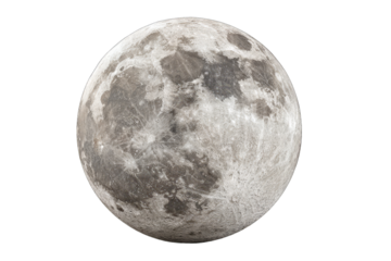 Full moon, detailed surface texture