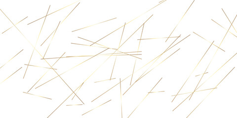 Abstract background with lines. Golden lines on White paper. Line wavy abstract vector technology line pattern background.
