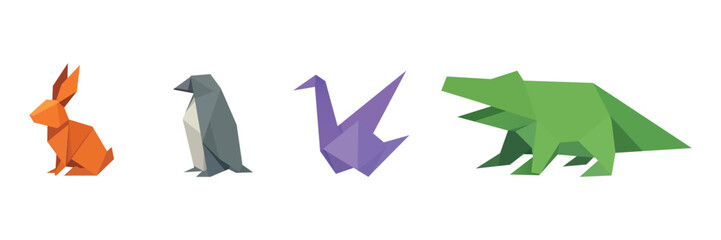 cute origami animals bundle collection