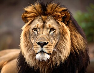 Fototapeta premium Majestic lion portrait