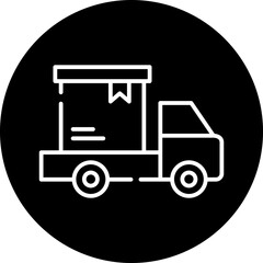 delivery truck glyph