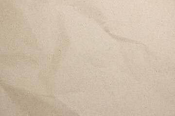 Old paper vintage texture surface for background. Recycle pale brown paper crumpled texture, Cream color recycled kraft paper texture blank with copy space for text.