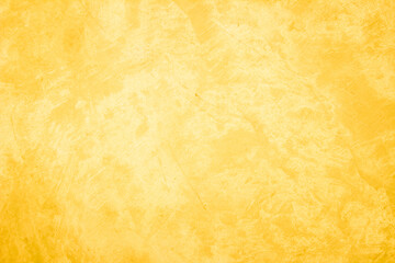 Yellow concrete stone texture for background in summer wallpaper. Cement and sand wall of tone vintage minimal. Concrete abstract wall of light yellow color, cement texture white blank for home decor.