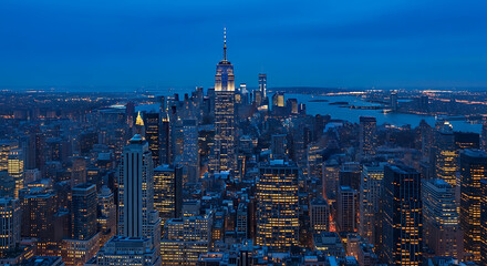 New York City at Dusk