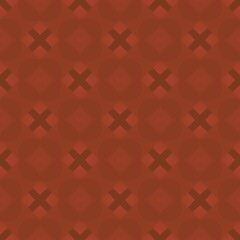 Seamless vintage floral pattern with red flowers on a baroque texture, perfect for fabric or antique wallpaper design