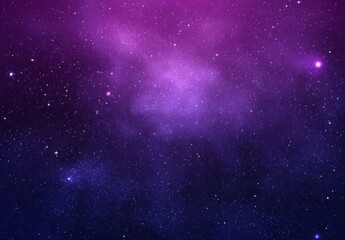 Fototapeta premium Purple Galaxy Background with Stars