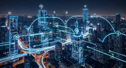 Smart City Network: Digital Infrastructure and Connectivity.