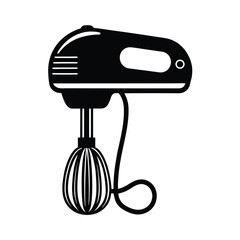 Electric Hand Mixer in Action Kitchen Appliance Design