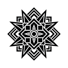 Elegant Aztec Metallic Gold Vector Seamless Patterns