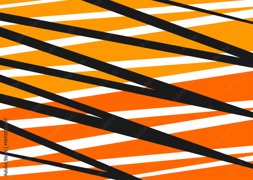 Poster abstract background with colorful geometric and some random lines pattern