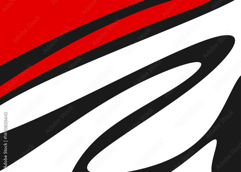 Poster minimalist background with wavy lines pattern and with some copy space area